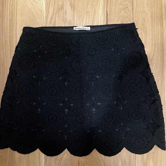 Abercrombie & Fitch Crochet Mosaic Tile Skirt - Picture 4 of 7